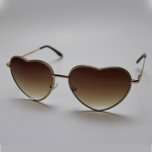 Gold Lovestruck Sunglasses