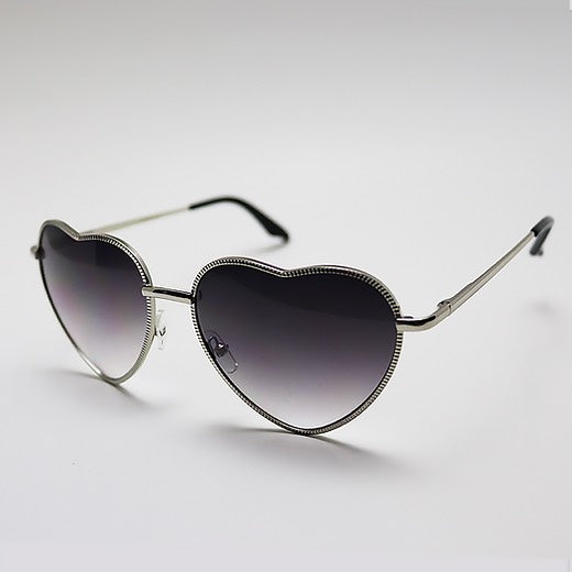 Silver Lovestruck Sunglasses